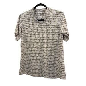 Bermuda Sands Golf Polo Size Large Cocktail Theme Preppy Sporty Dri-fit